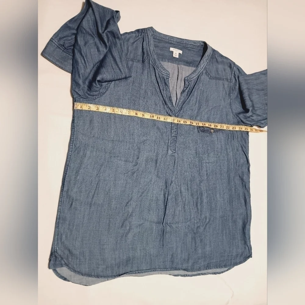 Westbound long-sleeved button-down relaxed fit top Size 2X